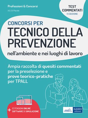 cover image of Concorsi Tecnico della prevenzione nell'ambiente e nei luoghi di lavoro